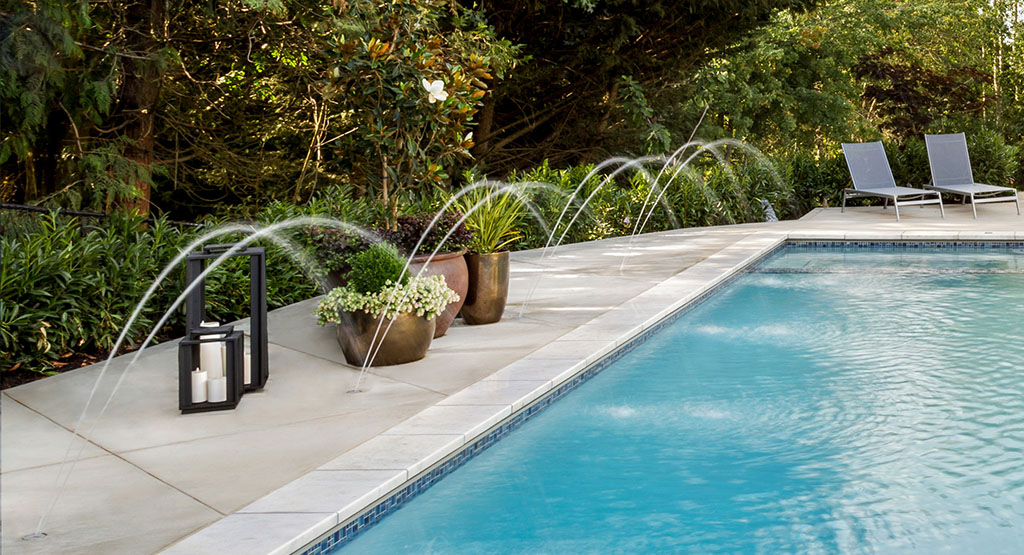 outdoor bbq area