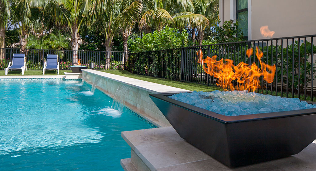 outdoor bbq area
